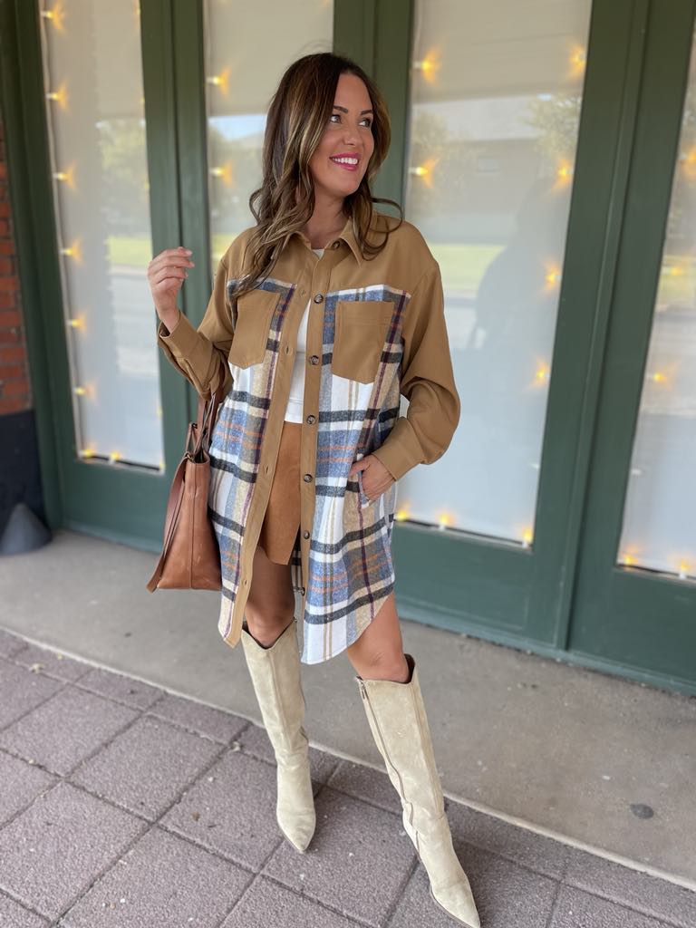 PREORDER: Durham Plaid Jacket in Two Colors Ave Shops