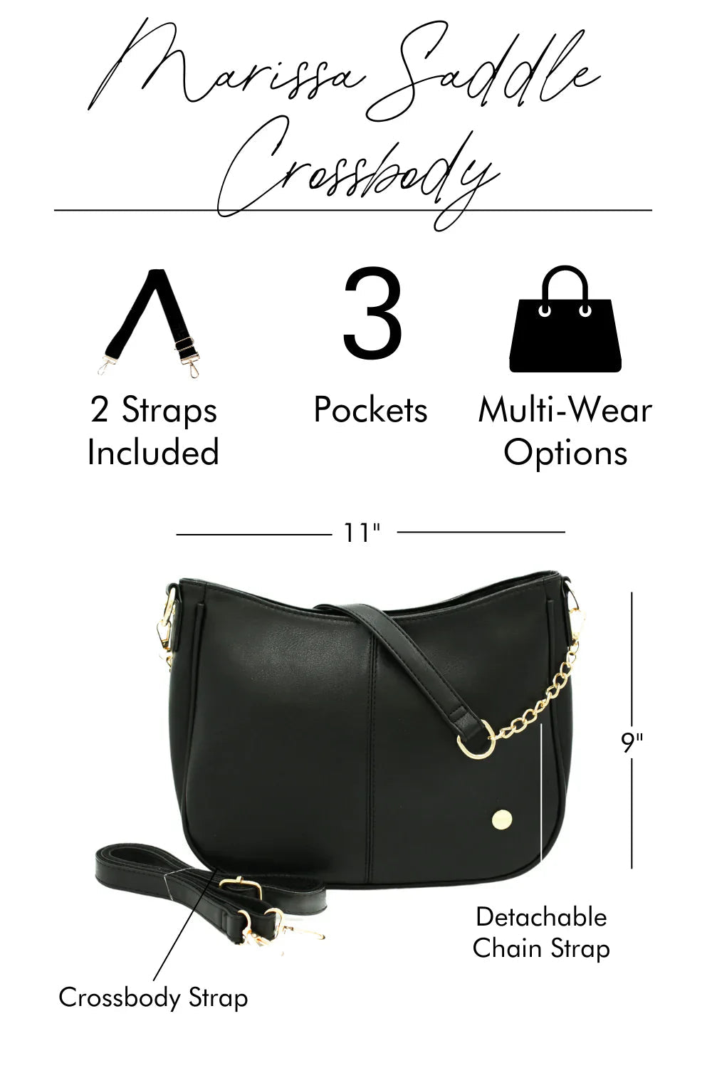 Marissa Saddle Crossbody Ave Shops