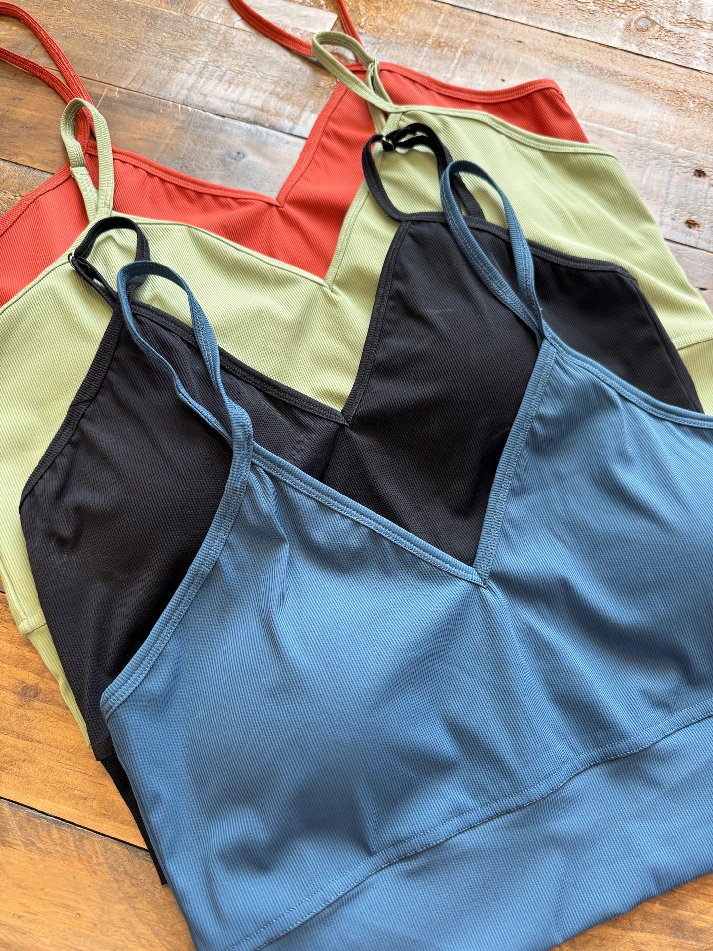 PREORDER: Devon Ribbed Bralette in Four Colors Ave Shops
