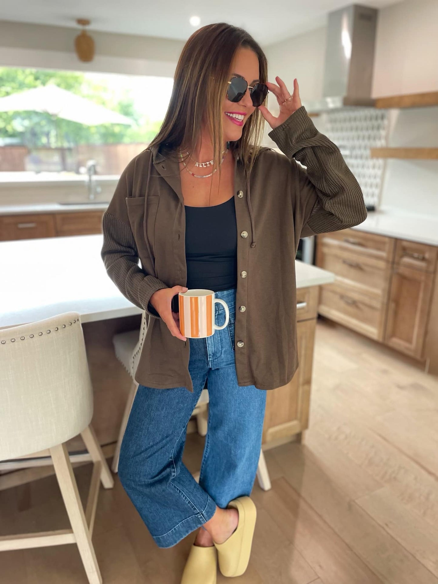 PREORDER: Rowan Knit Sleeve Jacket in Three Colors Ave Shops