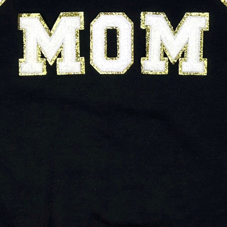 Football Mom Chenille Patch Sweatshirt Ave Shops