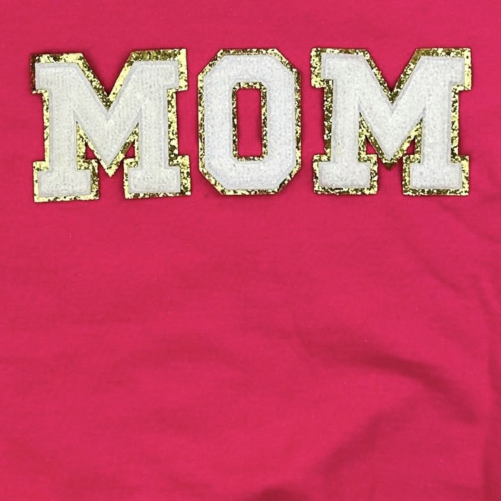 Football Mom Chenille Patch Sweatshirt Ave Shops