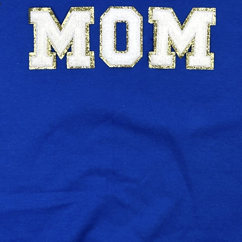 Football Mom Chenille Patch Sweatshirt Ave Shops