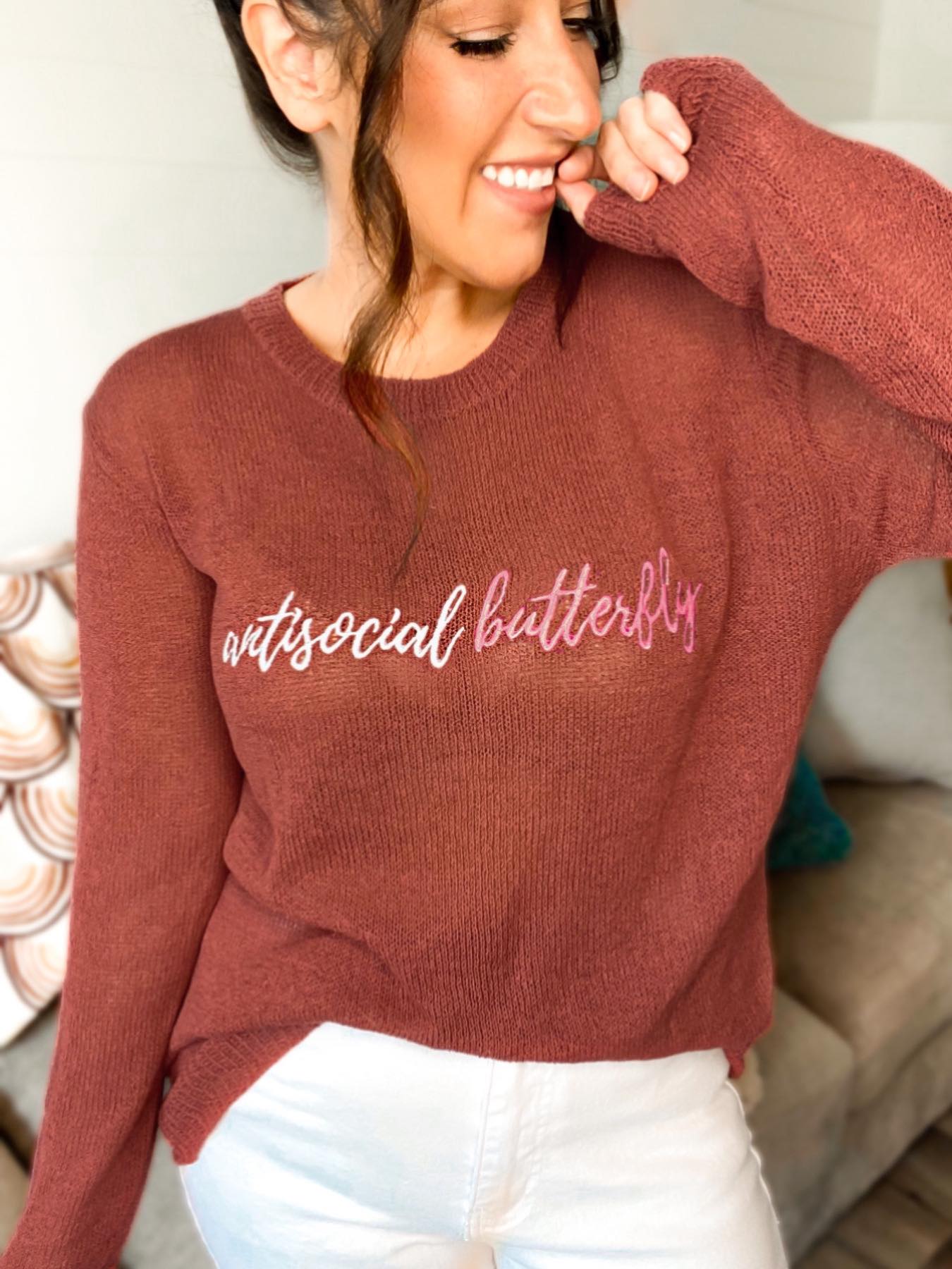 Antisocial Knitted Crewneck Ave Shops