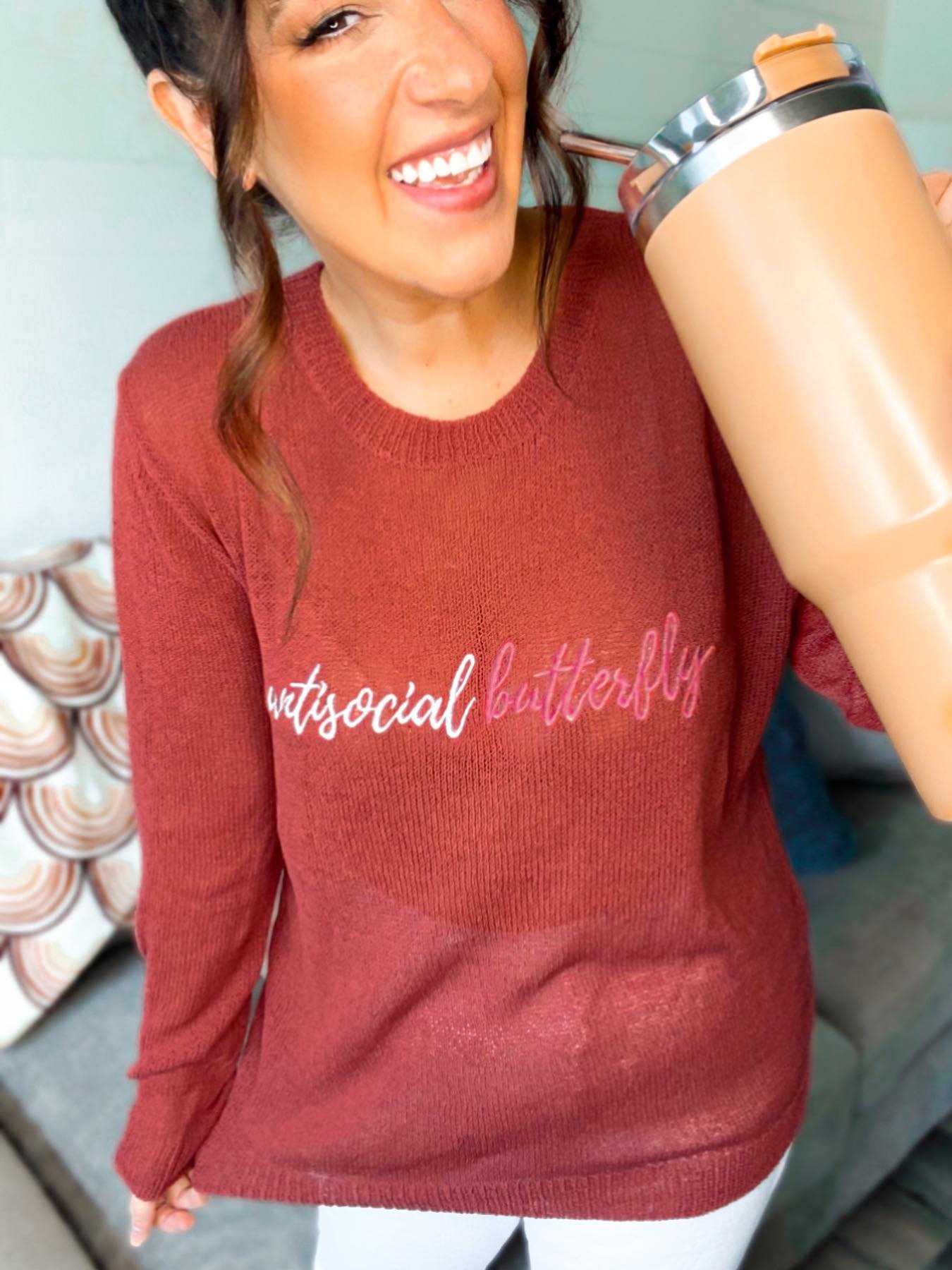 Antisocial Knitted Crewneck Ave Shops