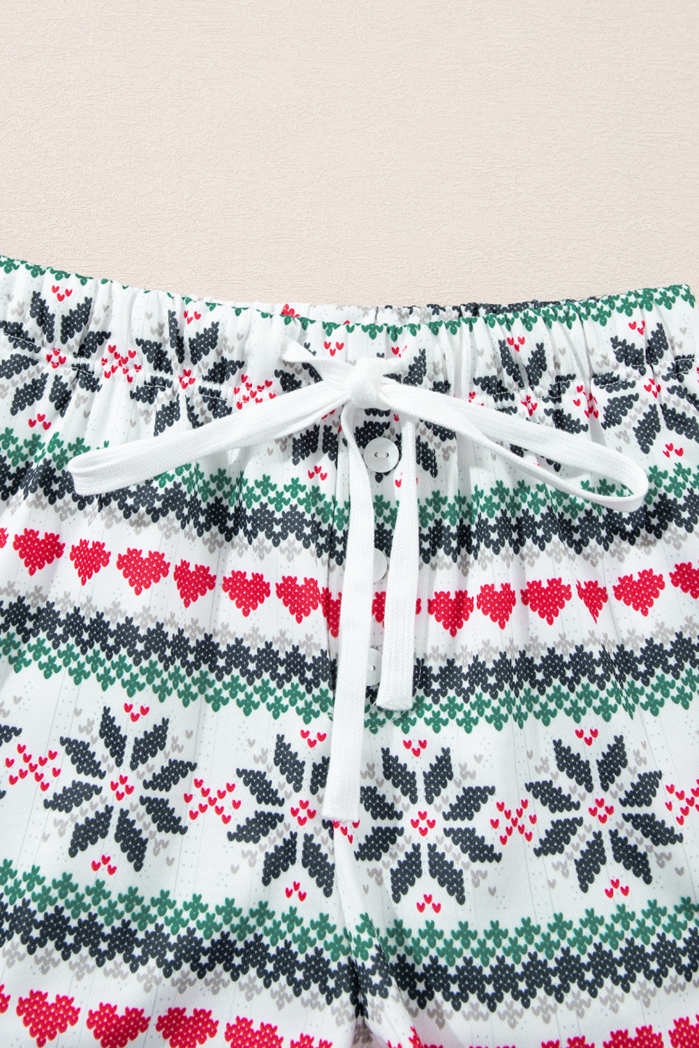 Letter Graphic Round Neck Top and Printed Shorts Lounge Set Trendsi