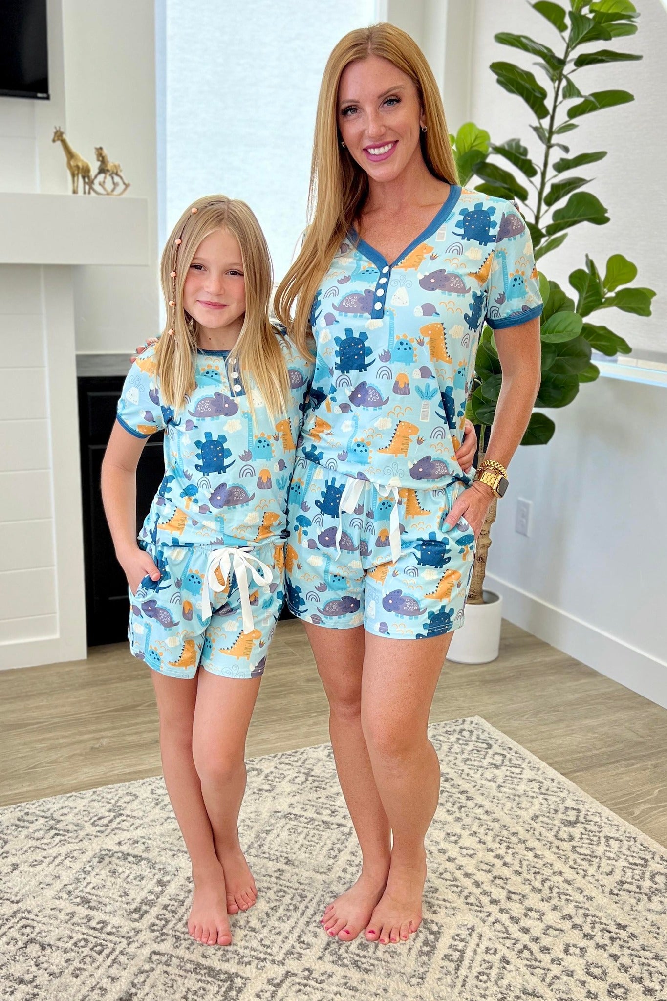 PREORDER: Matching Short Pajamas in Assorted Prints Ave Shops