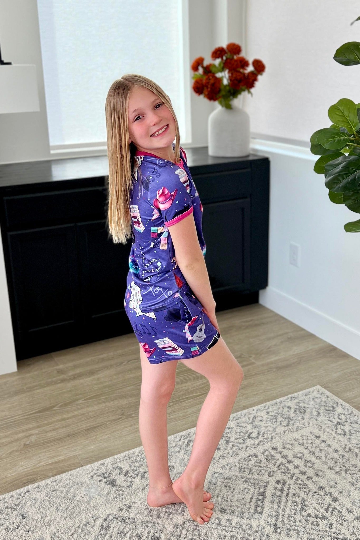 PREORDER: Matching Short Pajamas in Assorted Prints Ave Shops