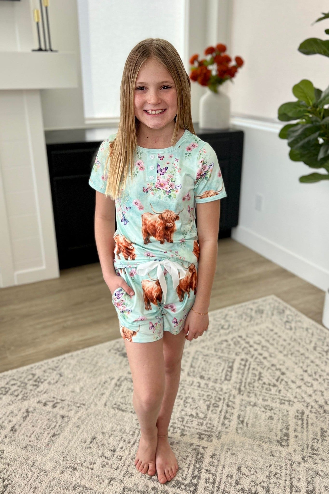 PREORDER: Matching Short Pajamas in Assorted Prints Ave Shops