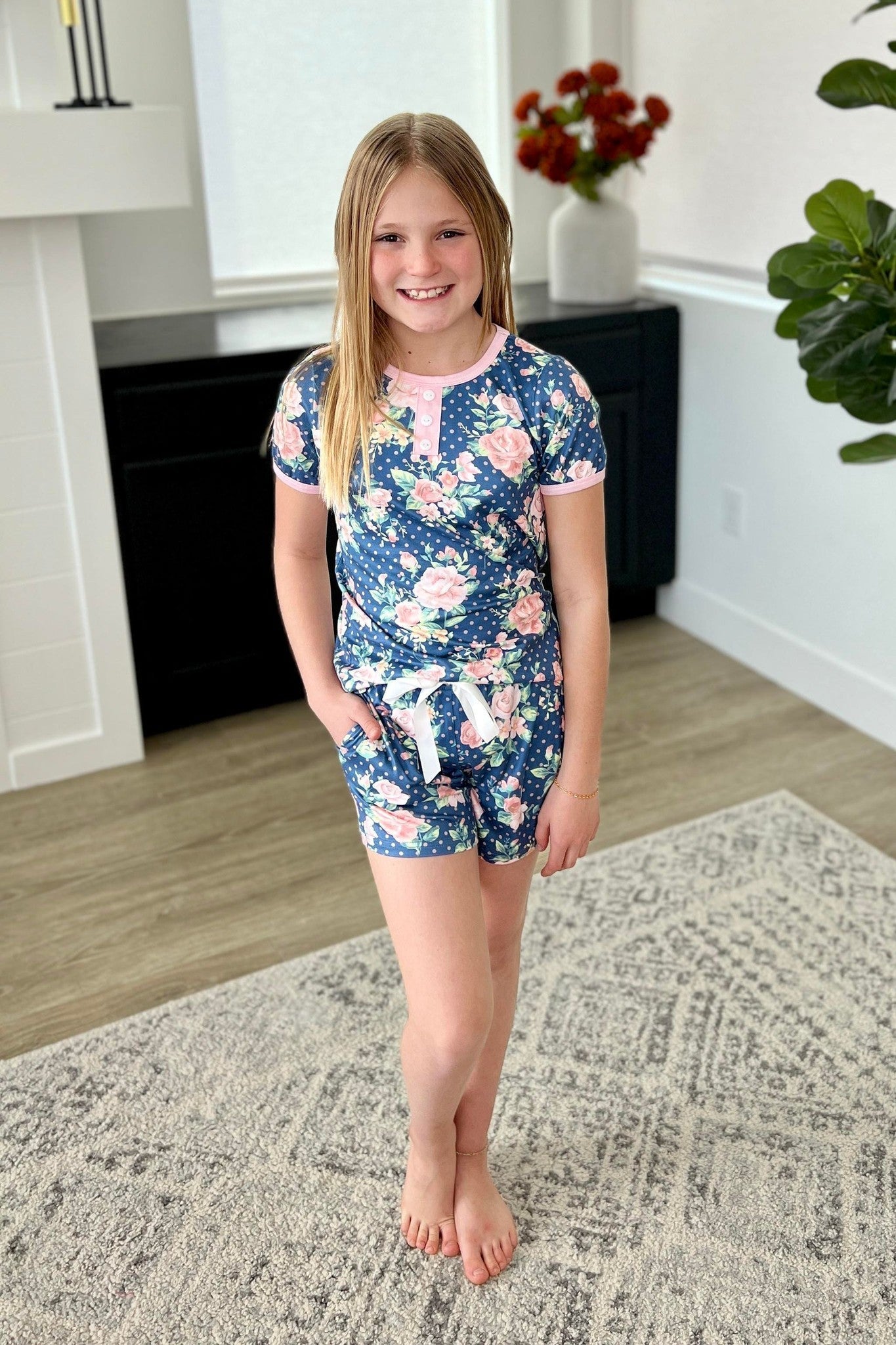 PREORDER: Matching Short Pajamas in Assorted Prints Ave Shops