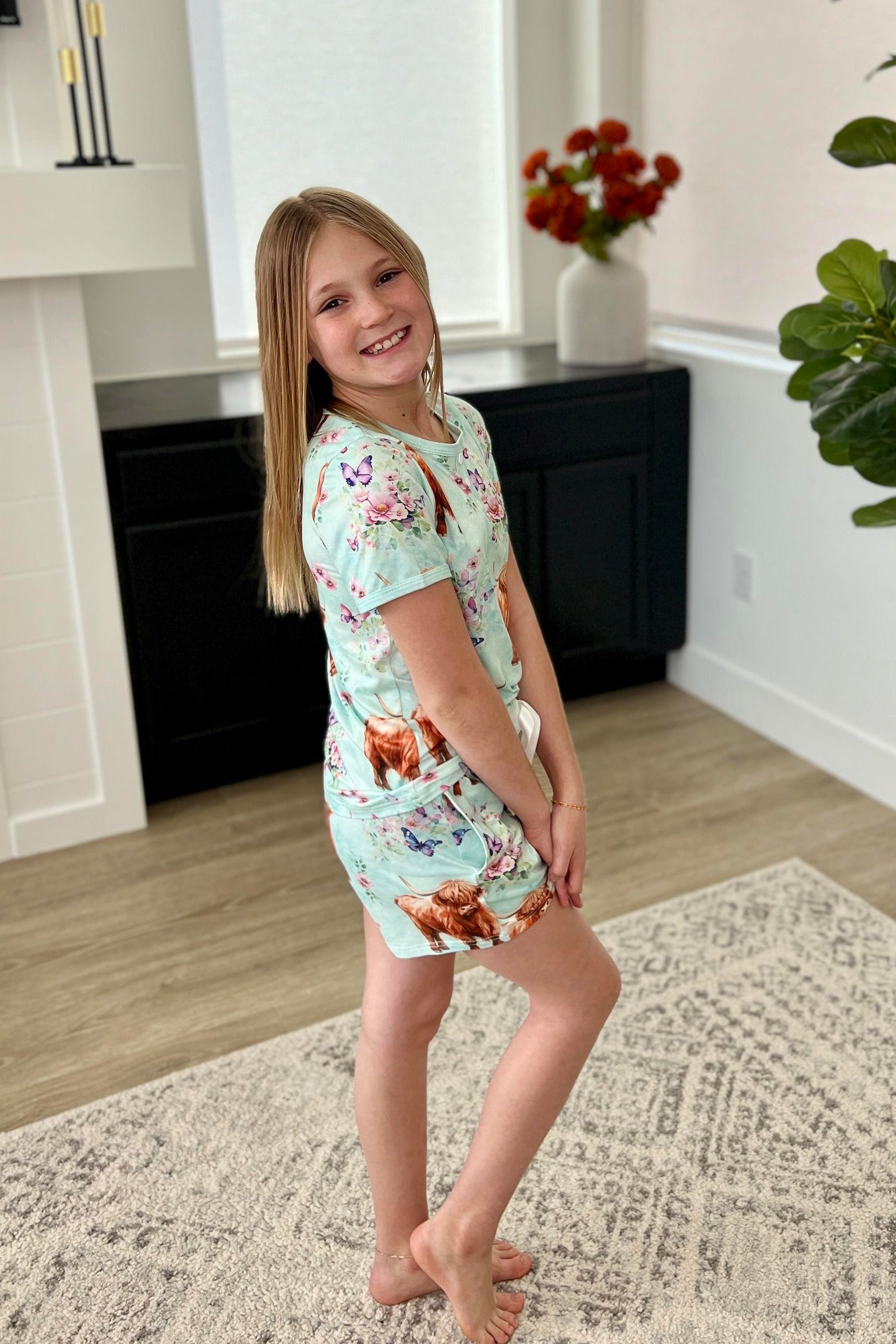 PREORDER: Matching Short Pajamas in Assorted Prints Ave Shops