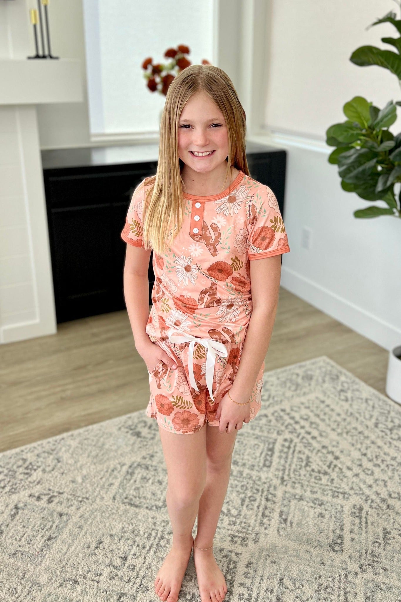 PREORDER: Matching Short Pajamas in Assorted Prints Ave Shops