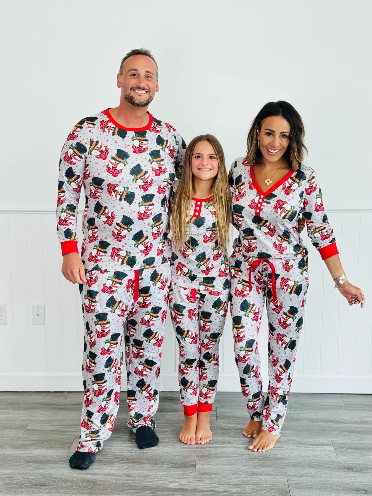 PREORDER: Matching Family Christmas Pajamas in Snowman Ave Shops