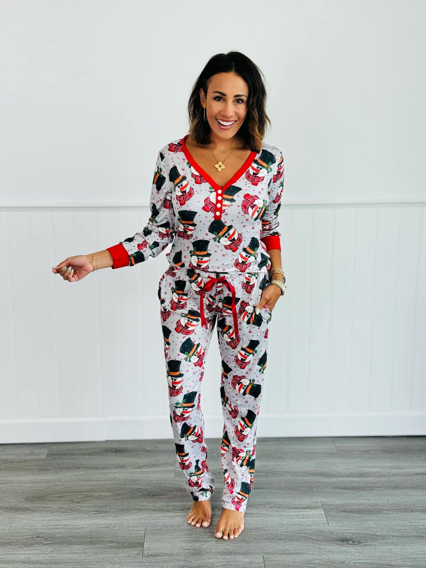 PREORDER: Matching Family Christmas Pajamas in Snowman Ave Shops