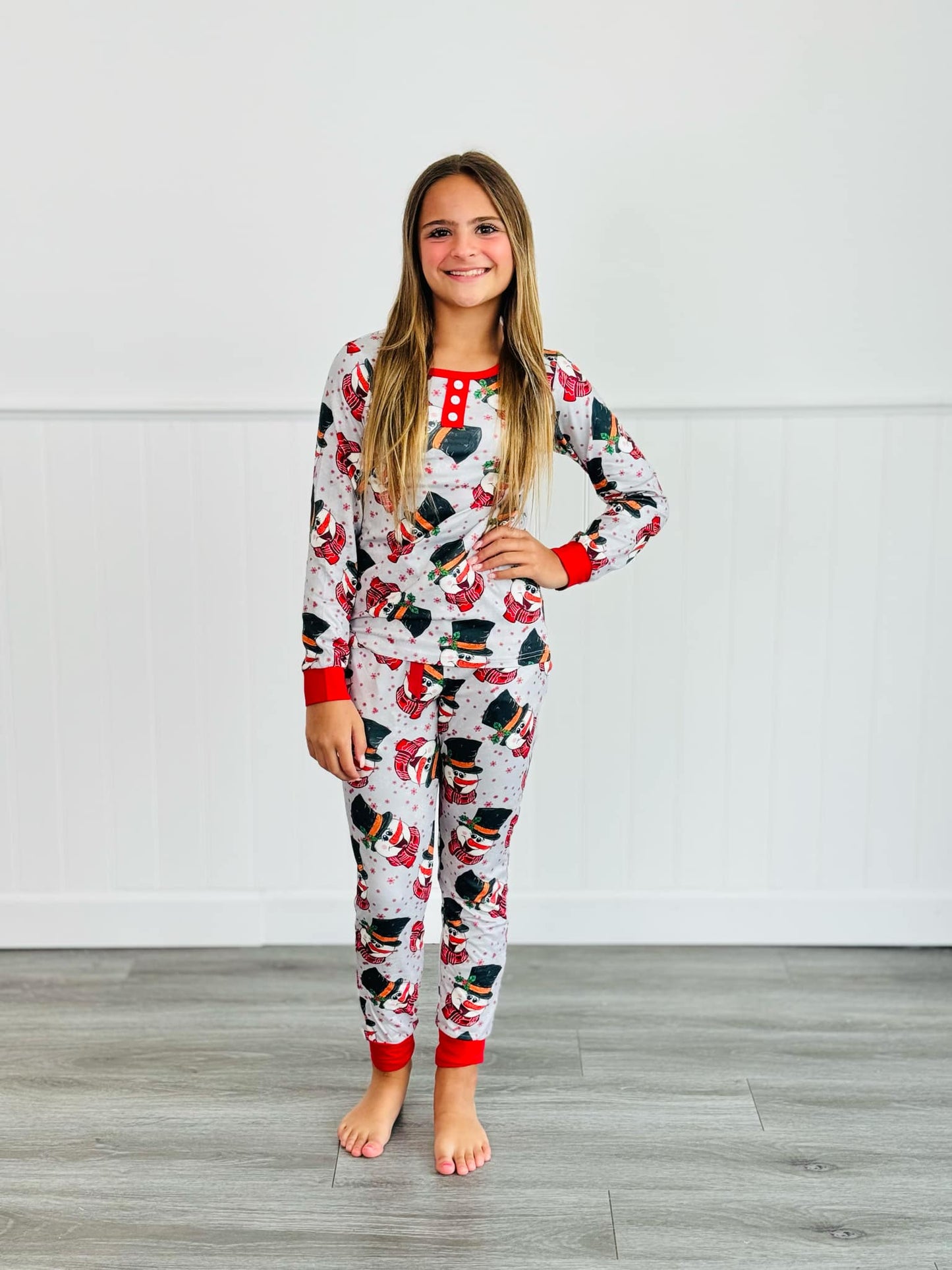 PREORDER: Matching Family Christmas Pajamas in Snowman Ave Shops