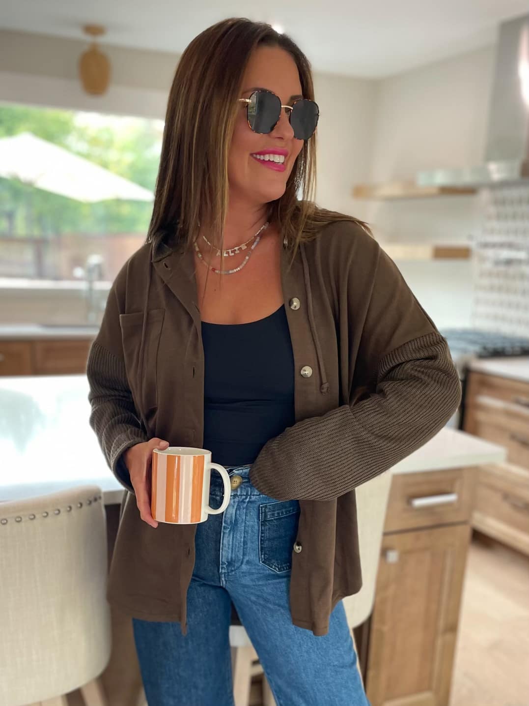 PREORDER: Rowan Knit Sleeve Jacket in Three Colors Ave Shops