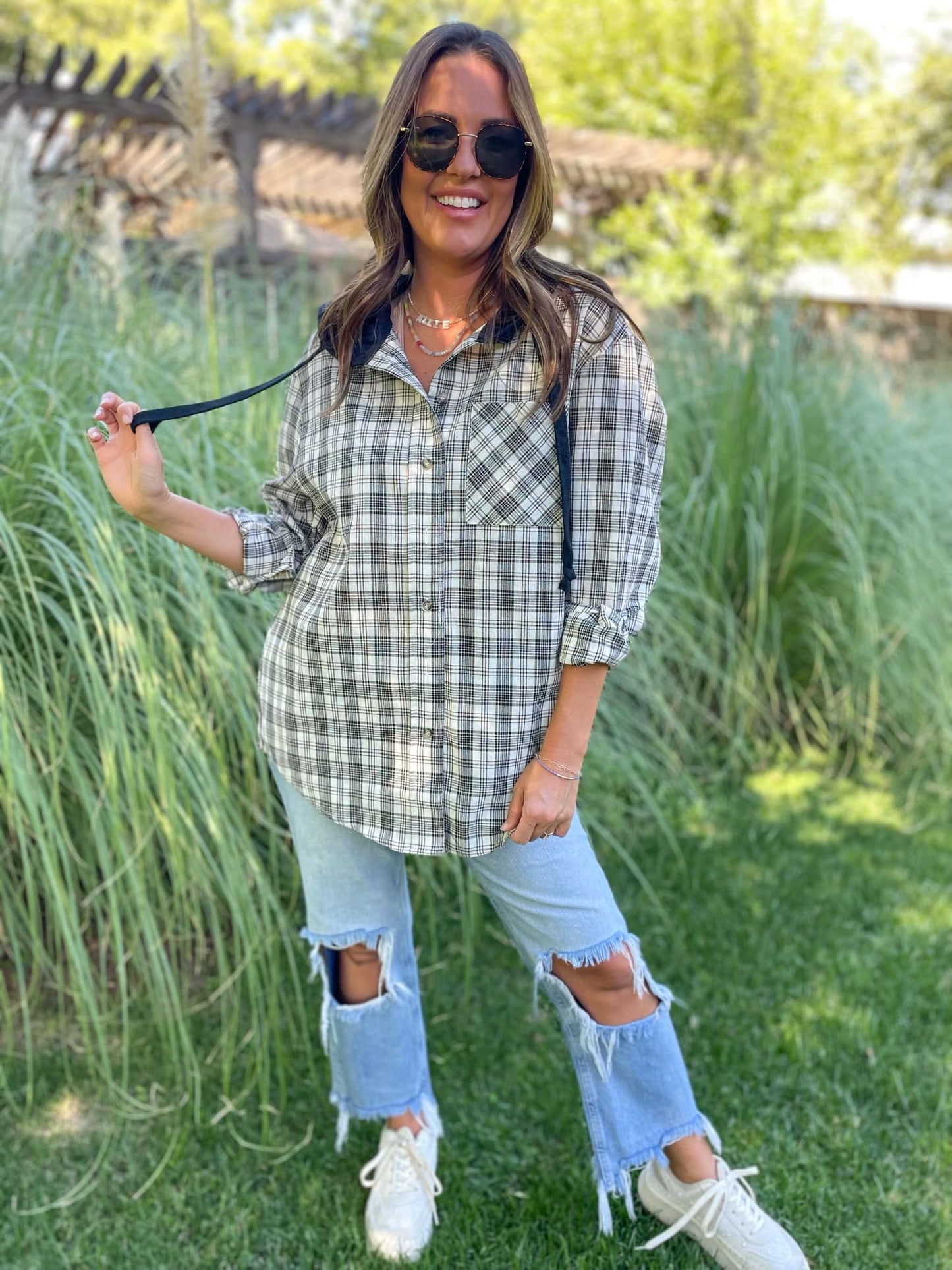 PREORDER: Laramie Hooded Button Up in Four Colors Ave Shops