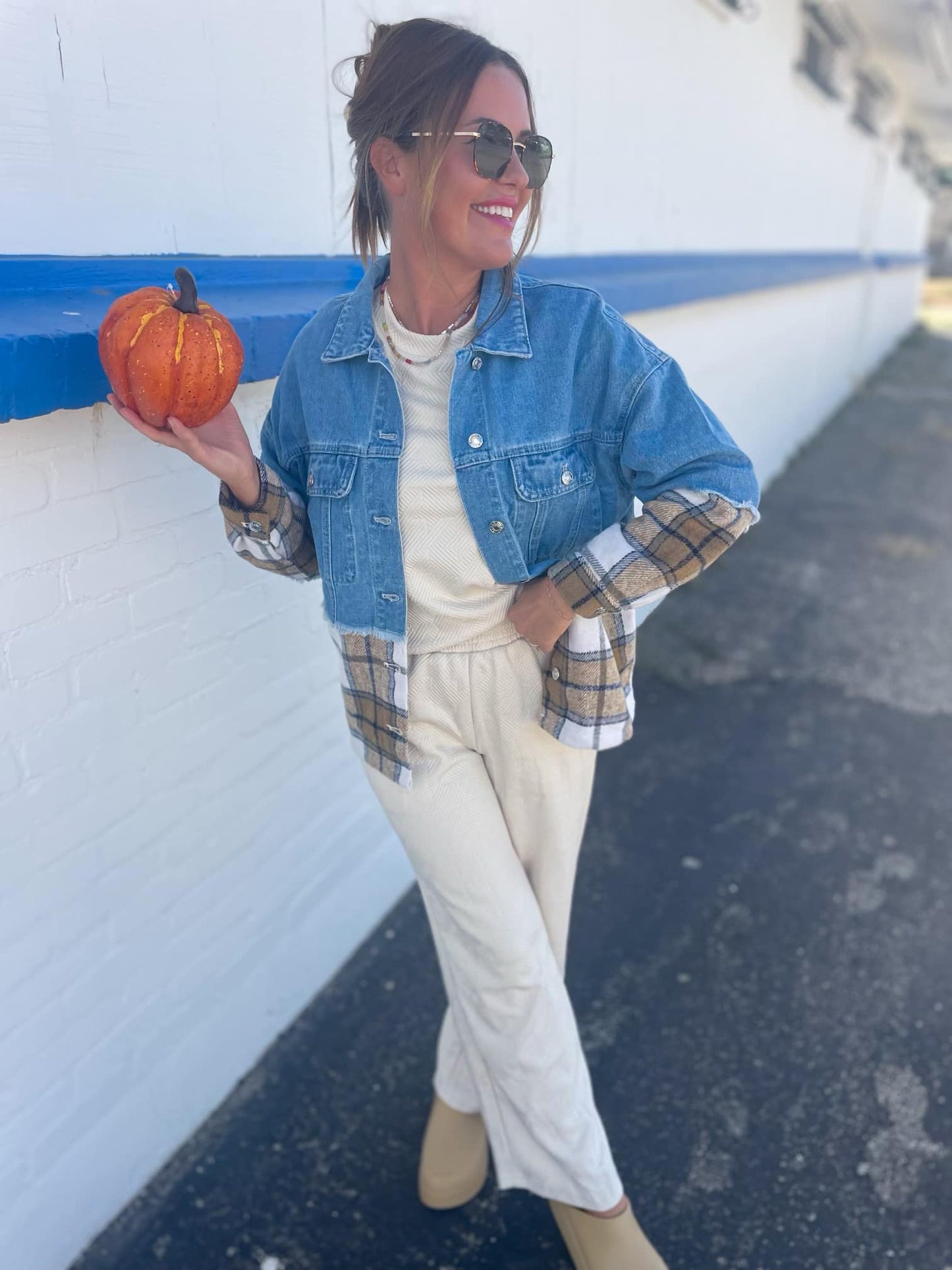 PREORDER: Telluride Denim + Plaid Jacket Ave Shops