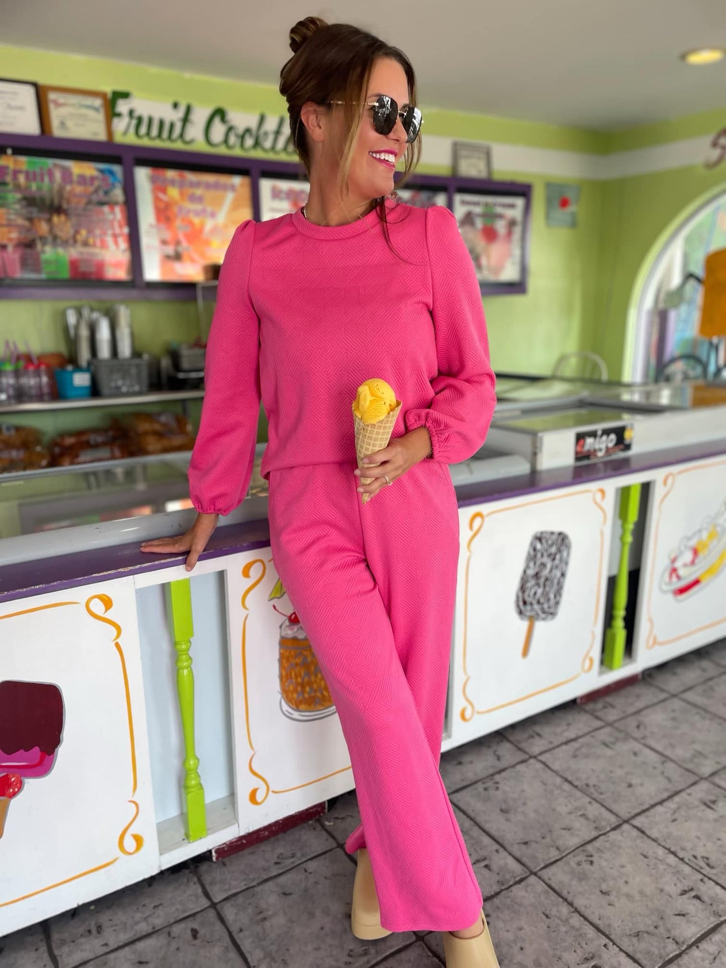 PREORDER: Hampton Quilted Lounge Set in Three Colors Ave Shops
