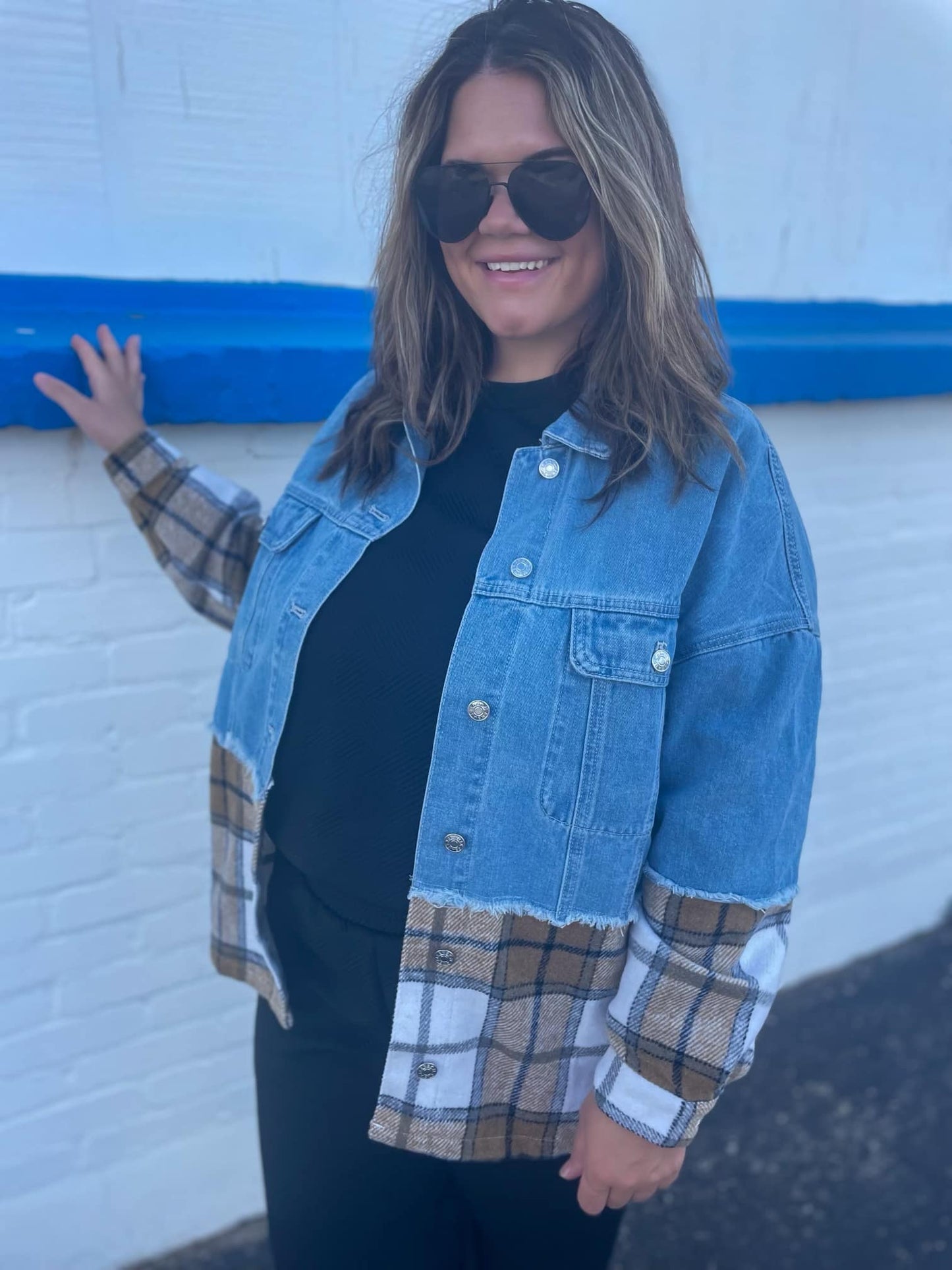 PREORDER: Telluride Denim + Plaid Jacket Ave Shops