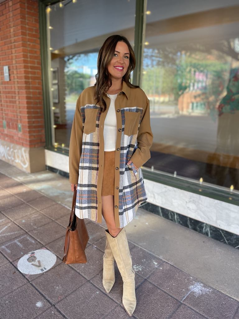 PREORDER: Durham Plaid Jacket in Two Colors Ave Shops