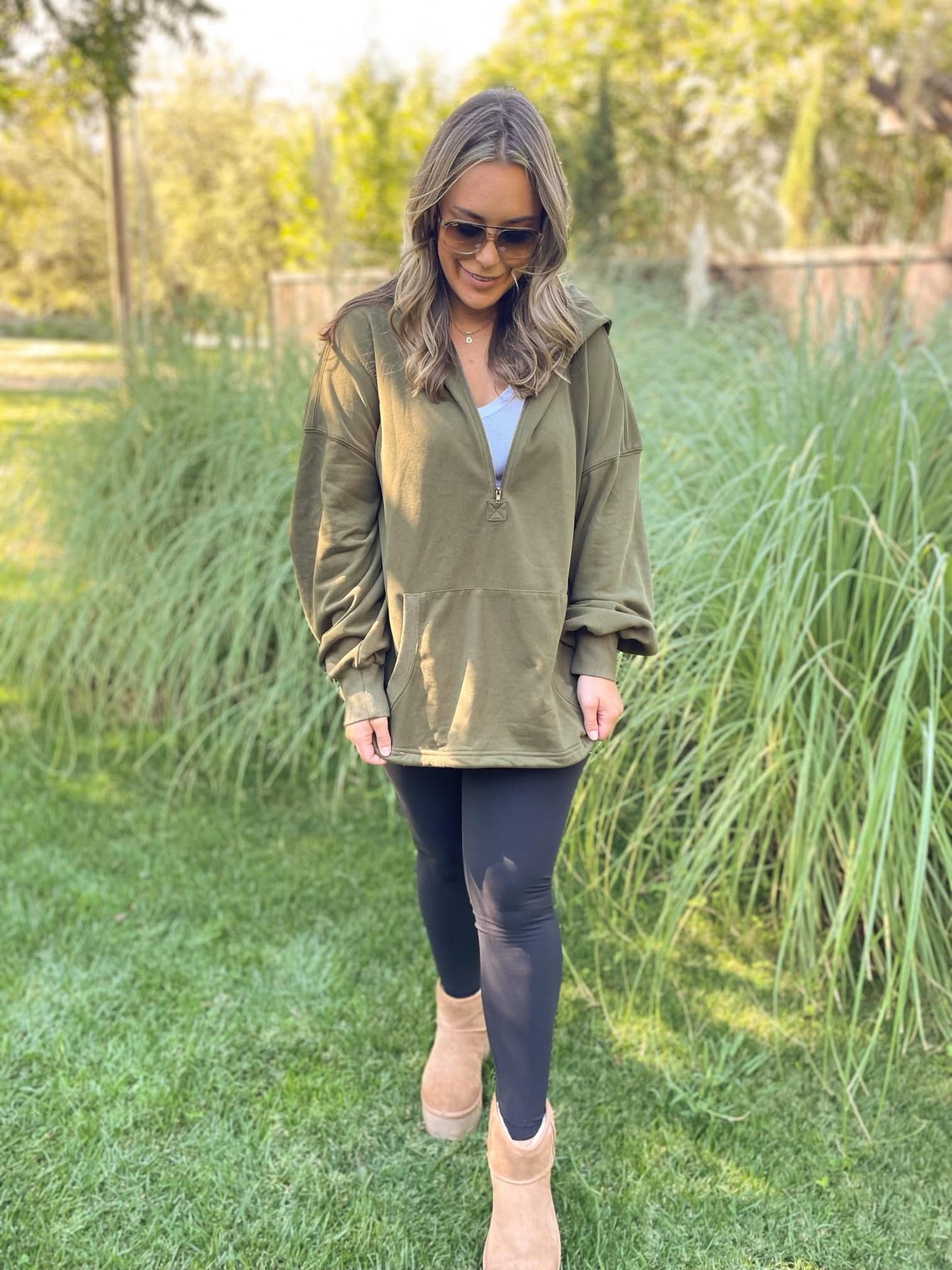 PREORDER: Hendrick Half Zip Hoodie in Nine Colors Ave Shops