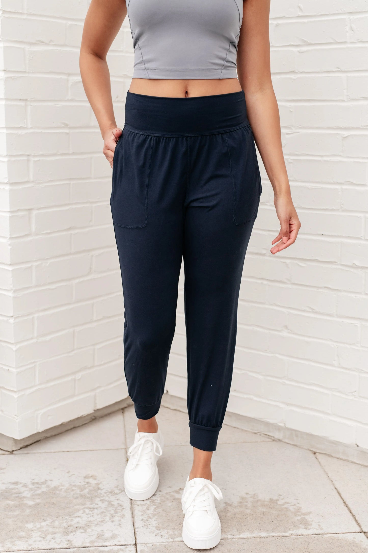 Always Accelerating Joggers in Nocturnal Navy Ave Shops