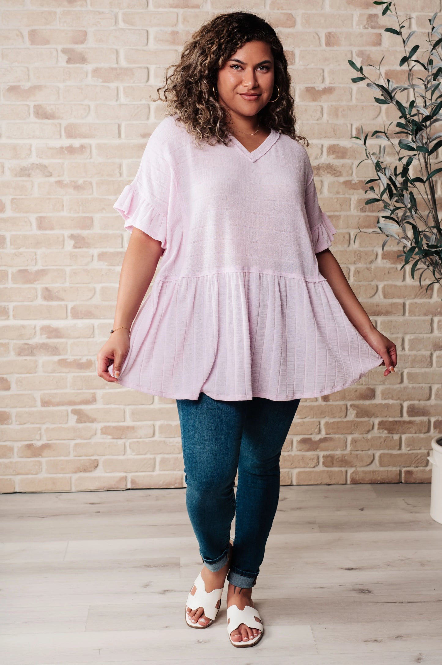 Can't Find the Words V-Neck Blouse Ave Shops