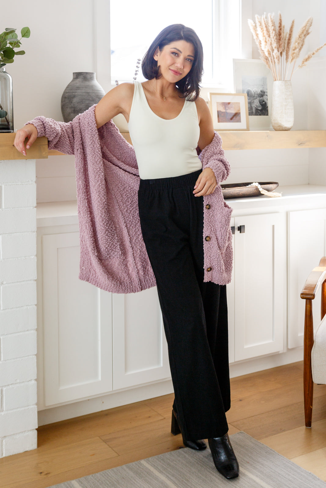 Soft Wisteria Hooded Cardigan Ave Shops