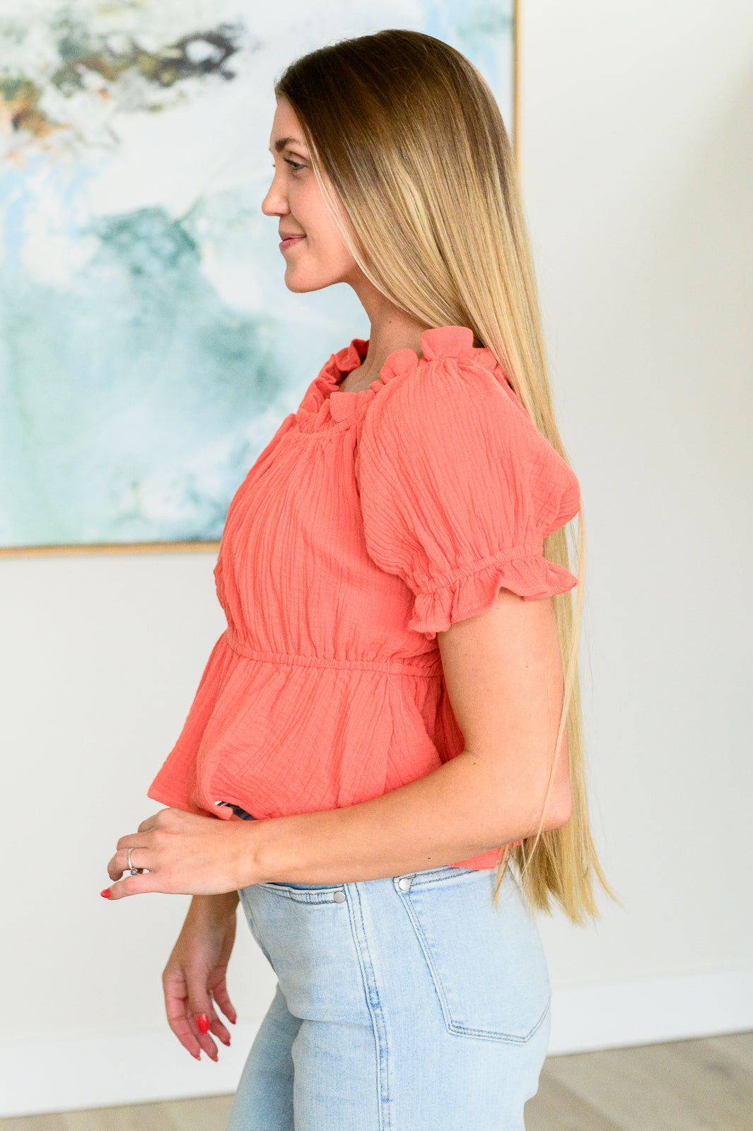 Don't Be Shy Off the Shoulder Blouse Ave Shops