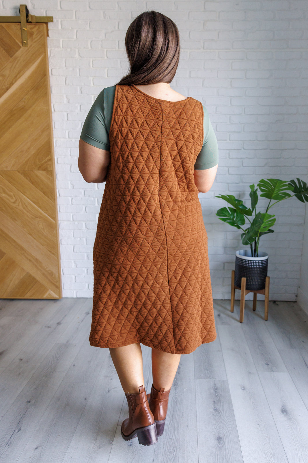 Free Falling Quilted Midi Dress Ave Shops