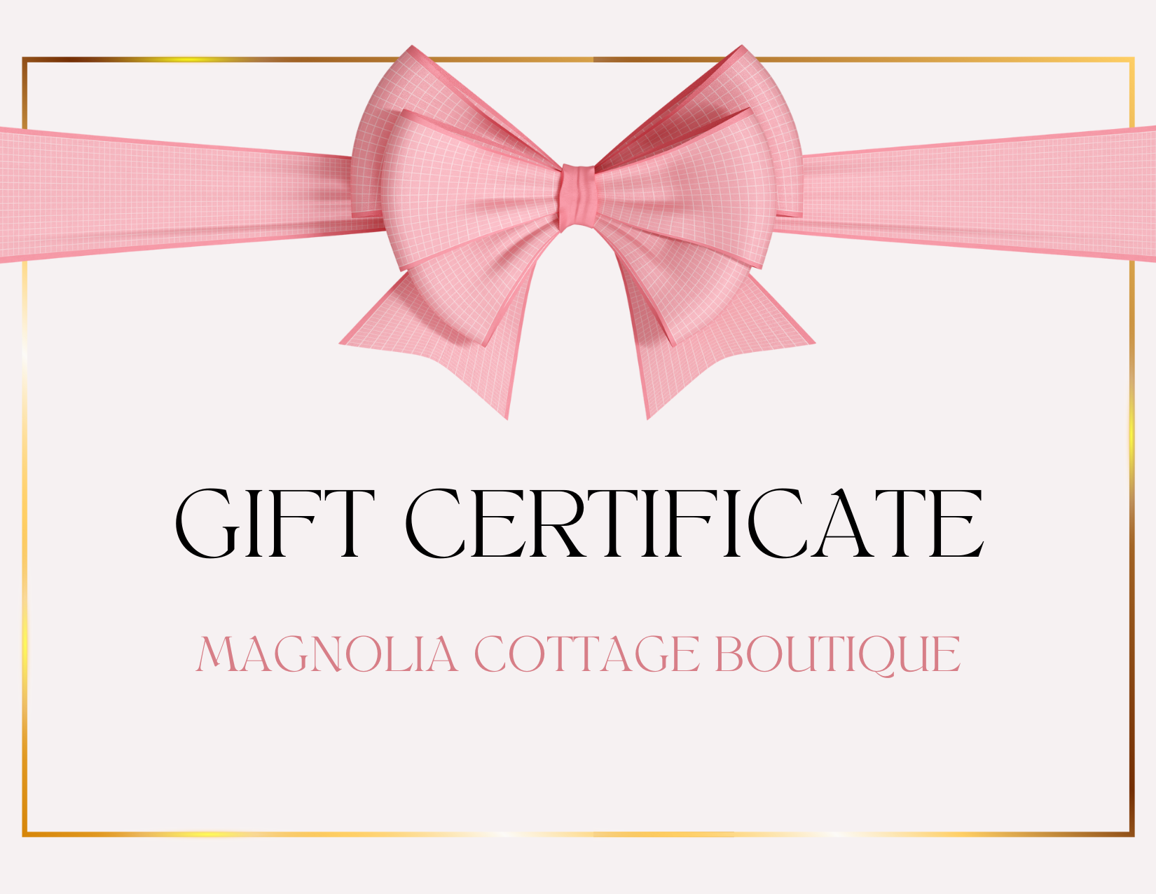 Magnolia Cottage Boutique Gift Card The Magnolia Cottage Boutique