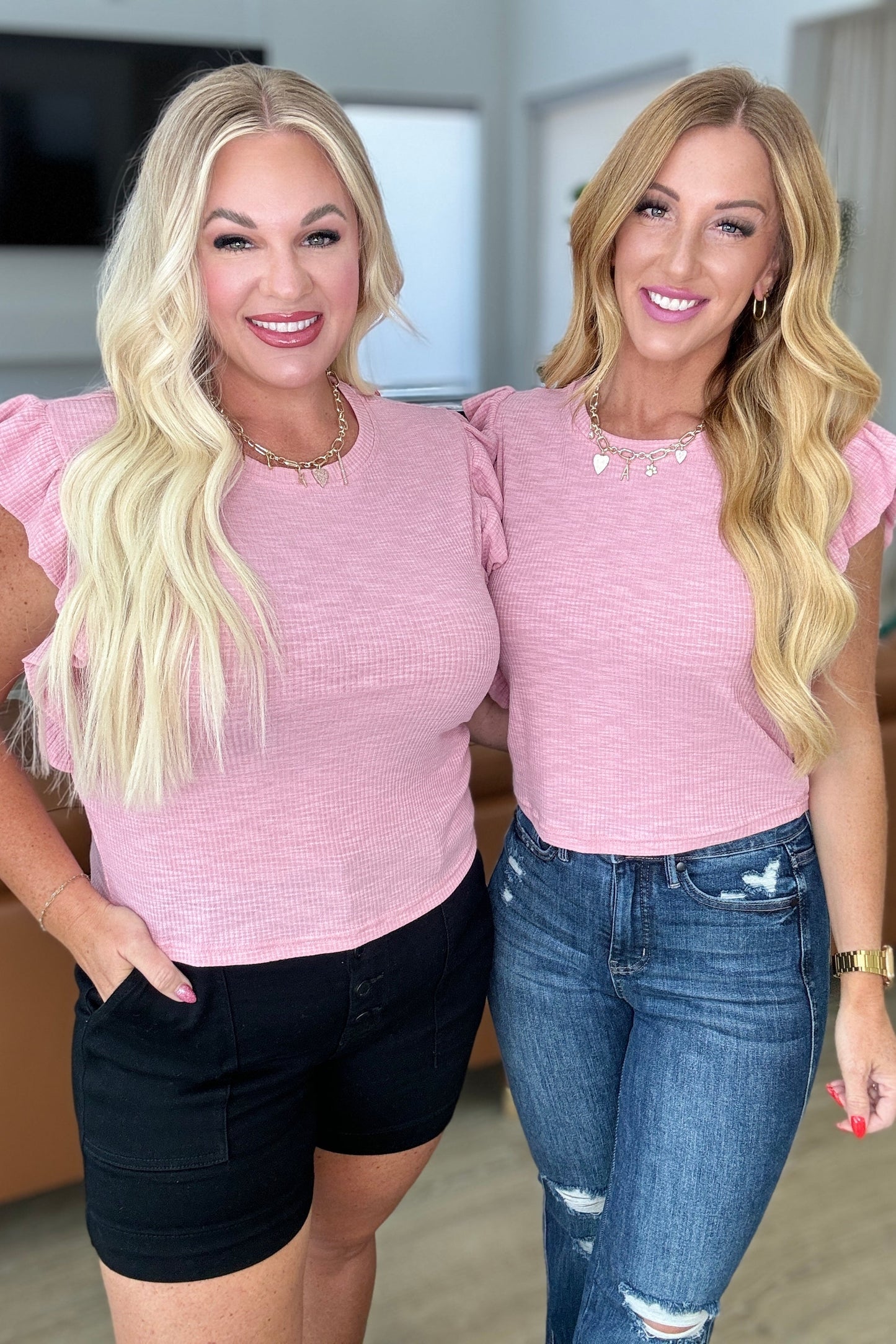 Especially Sweet Ruffle Sleeve Top Ave Shops