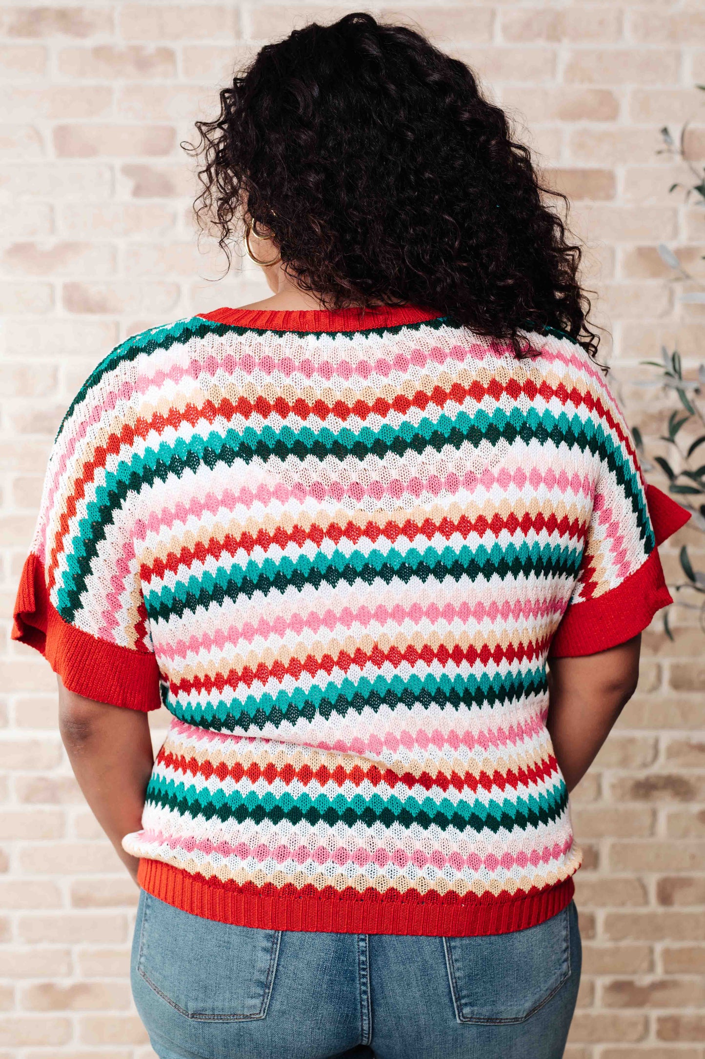 It's a Go Striped Knit Top Ave Shops