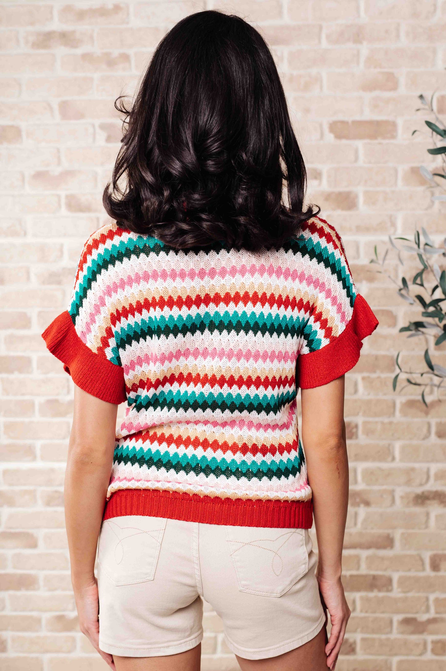 It's a Go Striped Knit Top Ave Shops