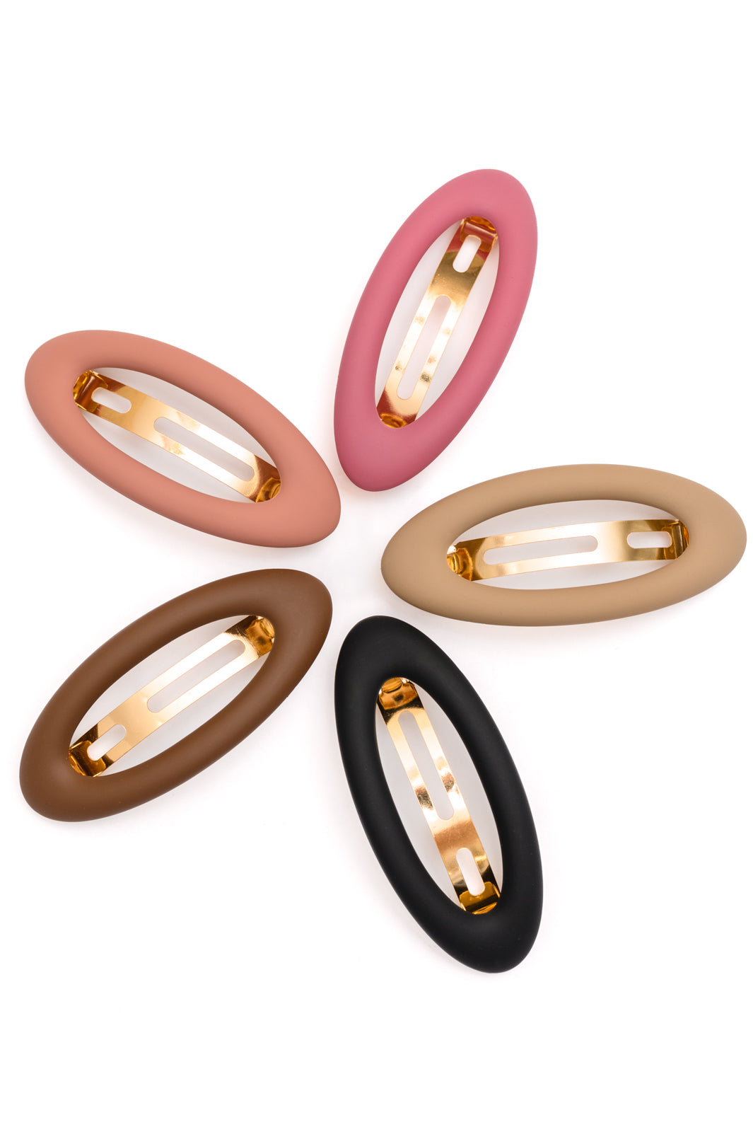 Jumbo Oval Hair Clips Set of 5 Ave Shops