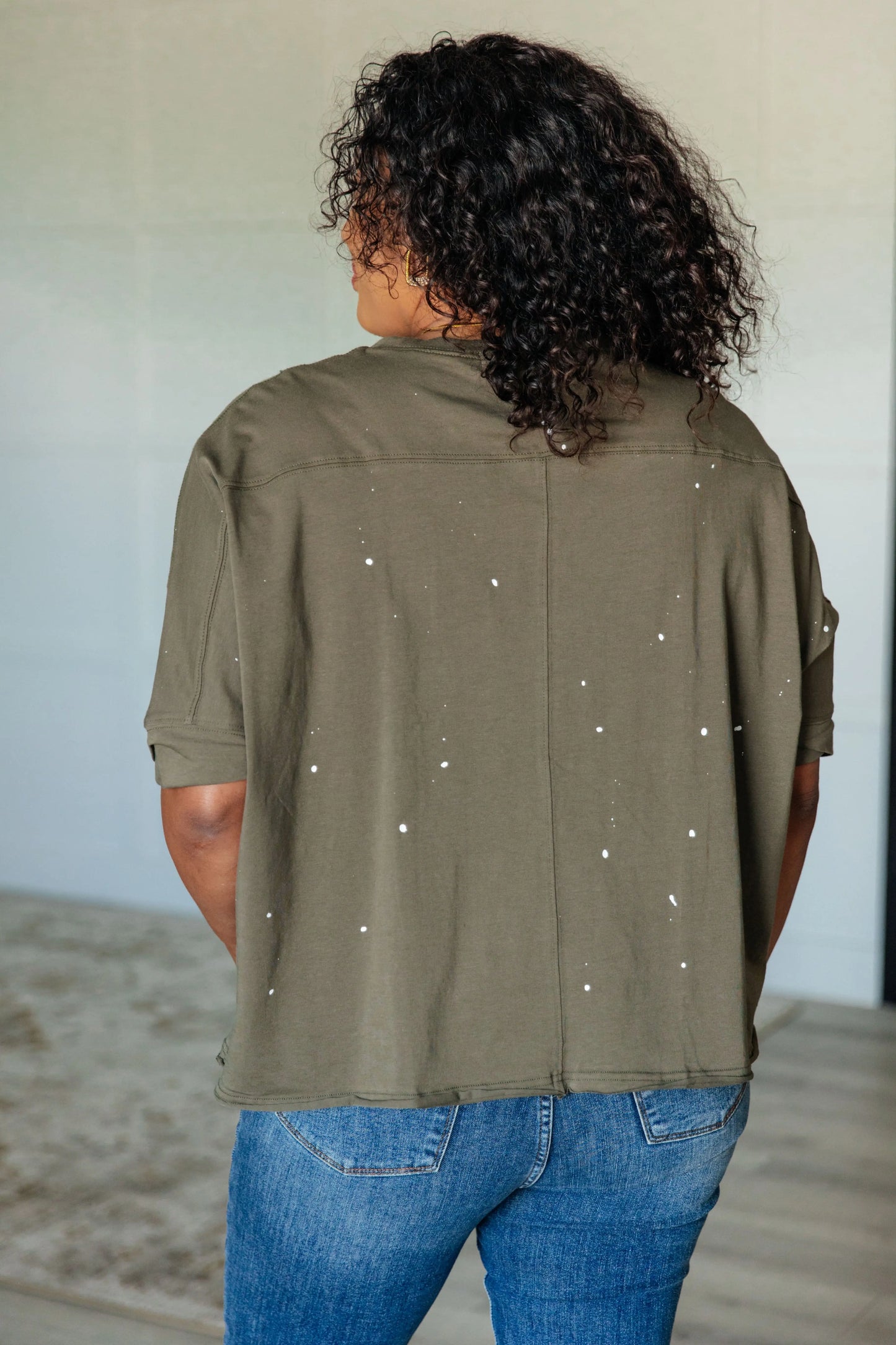 Less Than Stressed Asymmetrical Distressed Top Ave Shops