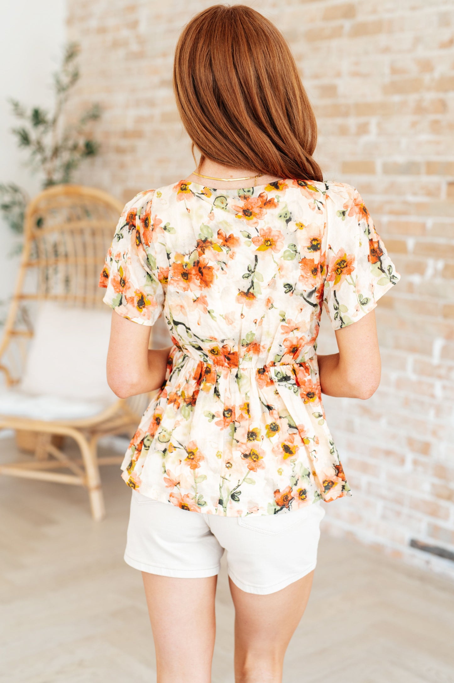 Magic Dance Square Neck Floral Blouse Ave Shops