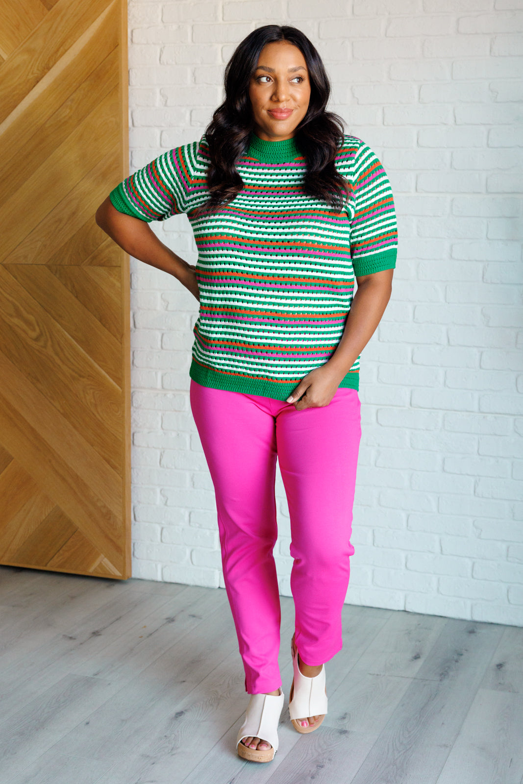 Our Situationship Knit Striped Top Ave Shops
