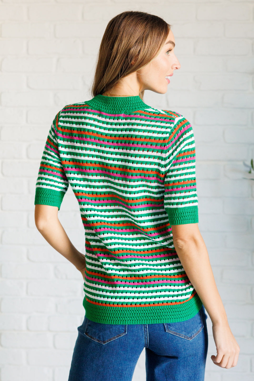 Our Situationship Knit Striped Top Ave Shops