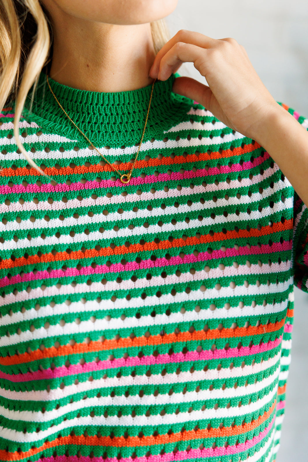 Our Situationship Knit Striped Top Ave Shops