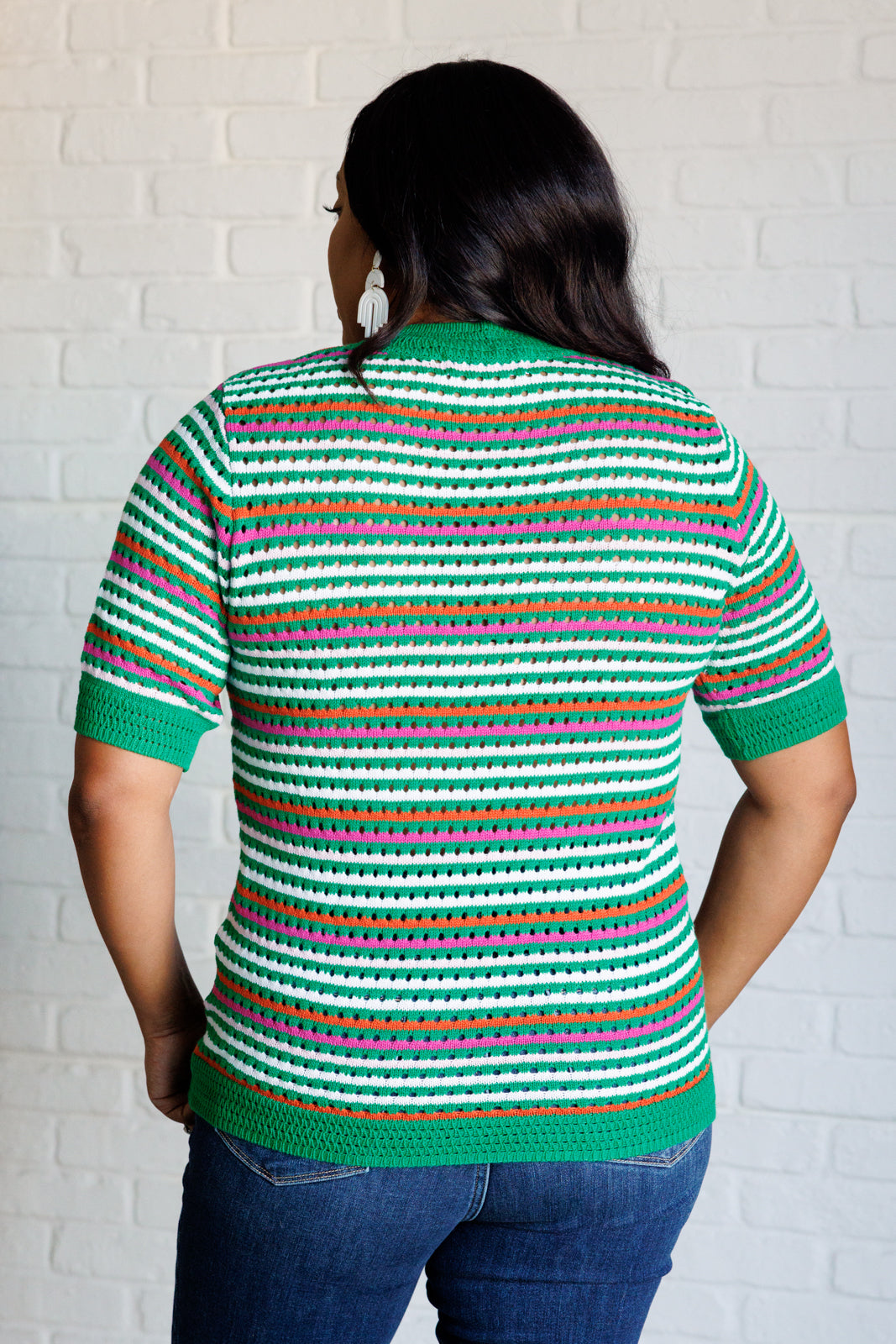 Our Situationship Knit Striped Top Ave Shops