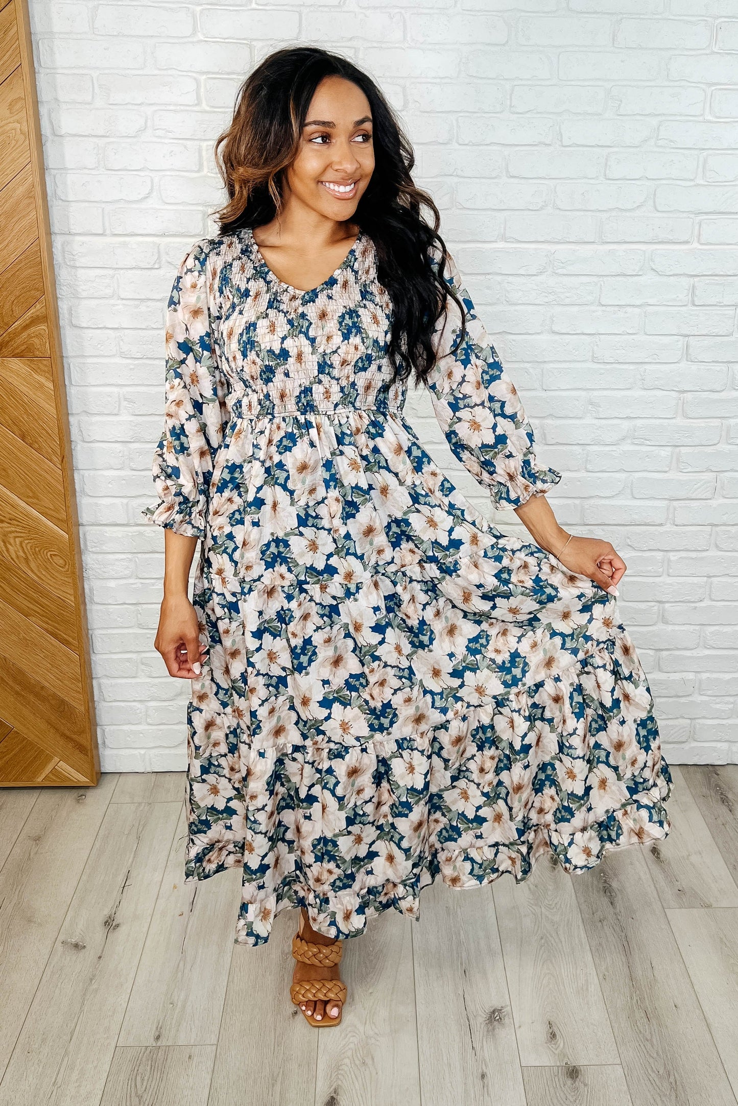 Ruffles and Romance V-Neck Dress Ave Shops