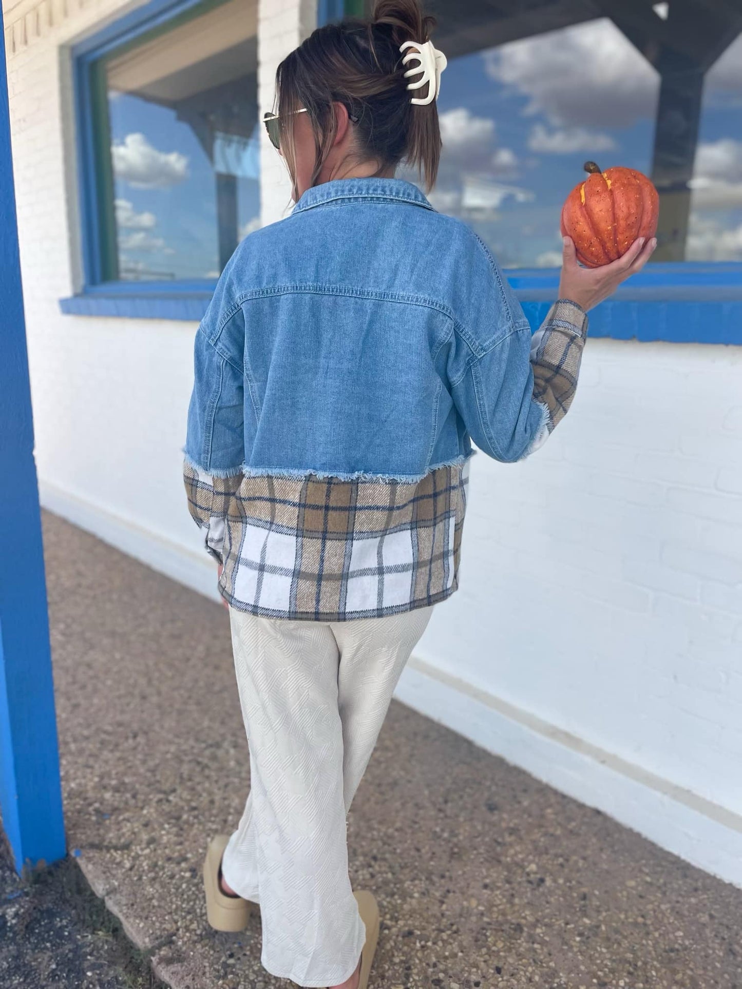 PREORDER: Telluride Denim + Plaid Jacket Ave Shops