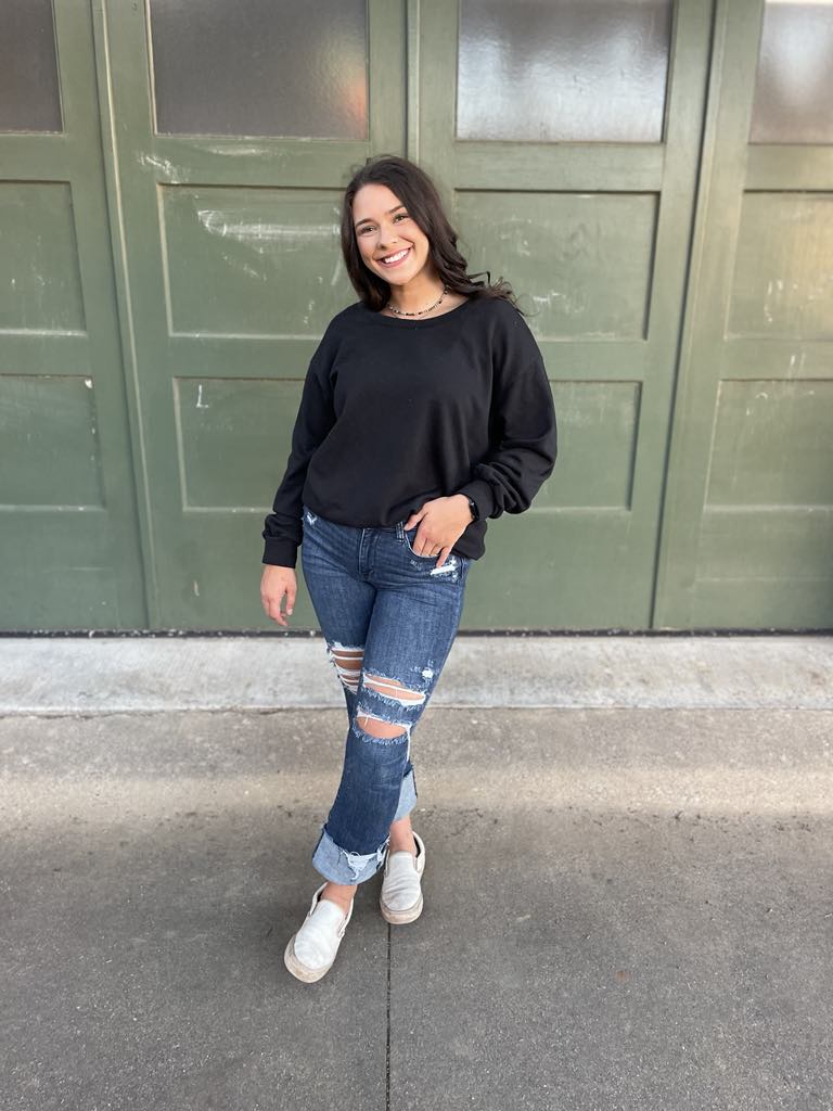 PREORDER: Bow Back Sweatshirt in Three Colors Ave Shops