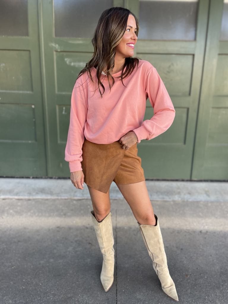 PREORDER: Bow Back Sweatshirt in Three Colors Ave Shops