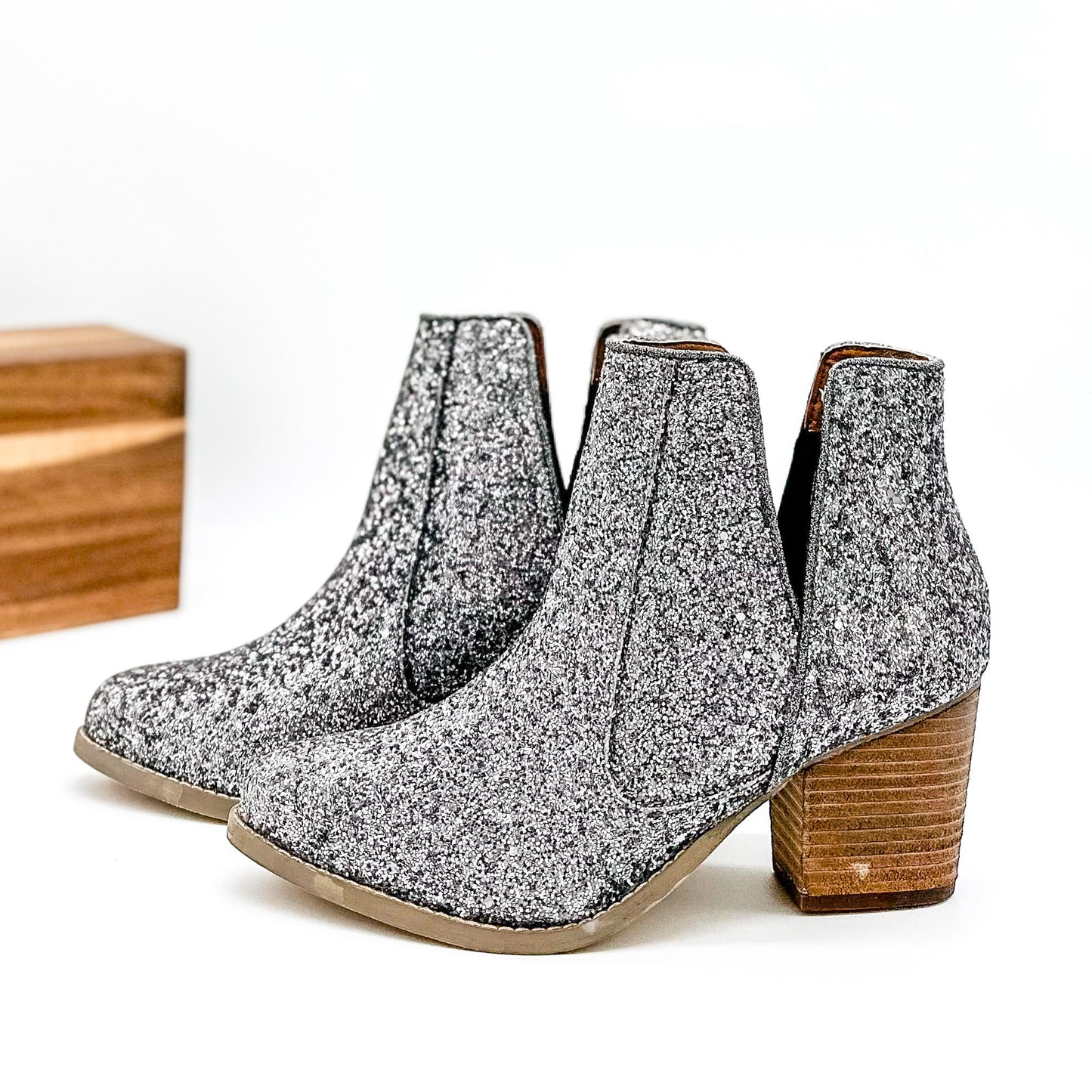 Fiera Booties in Pewter Ave Shops