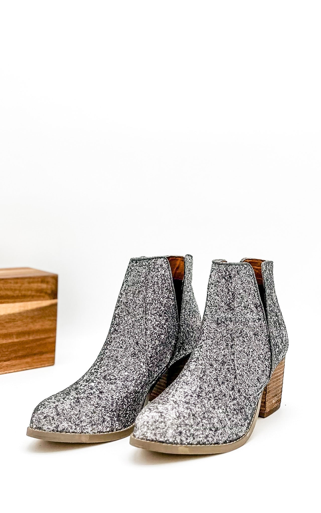 Fiera Booties in Pewter Ave Shops
