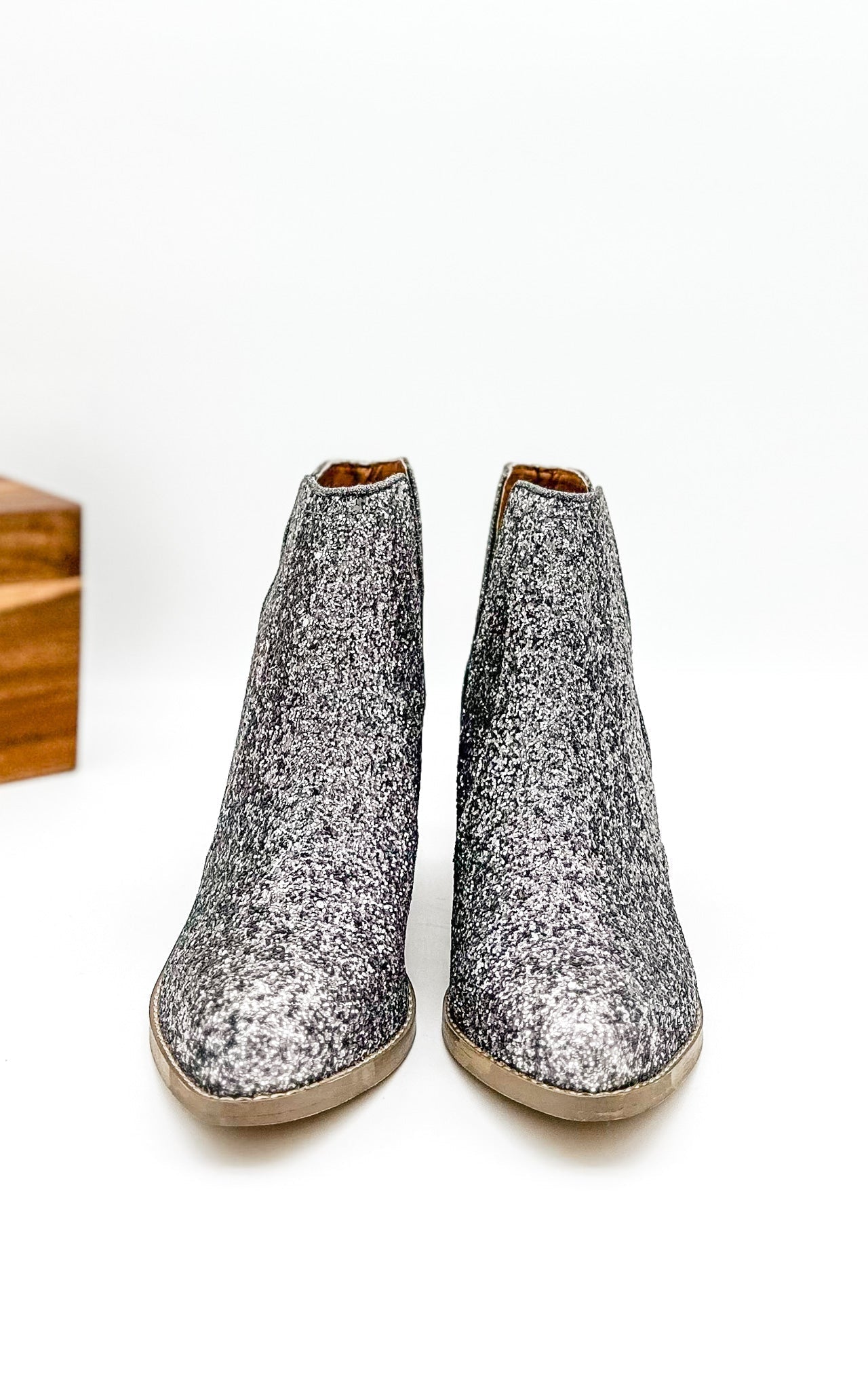 Fiera Booties in Pewter Ave Shops