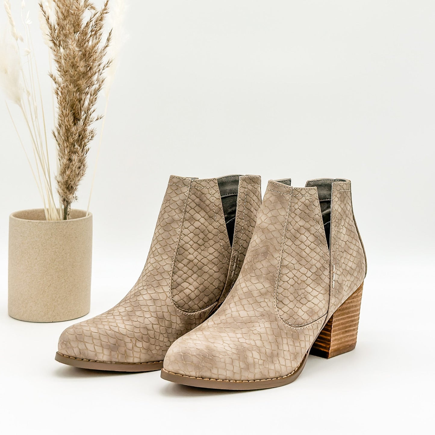 Tarim Bootie in Taupe Ave Shops